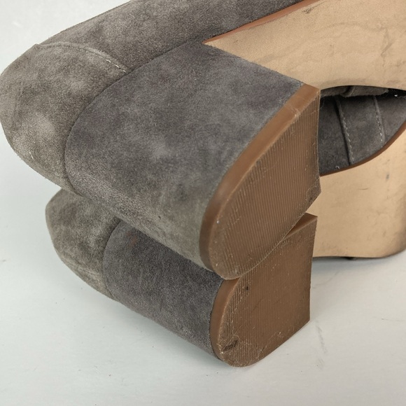 Steve Madden Kate Suede Fringed Loafer Pump Size 6.5 - Picture 9 of 13